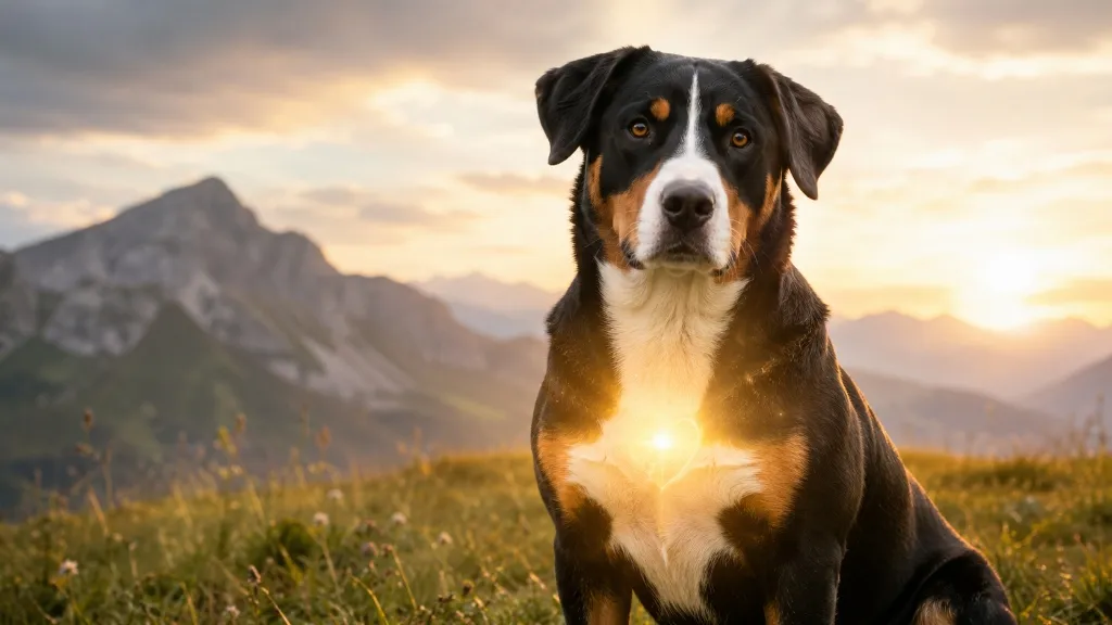 Symbolbild eines Appenzeller Sennenhundes für das Fallbeispiel Appi in der Tierkommunikation