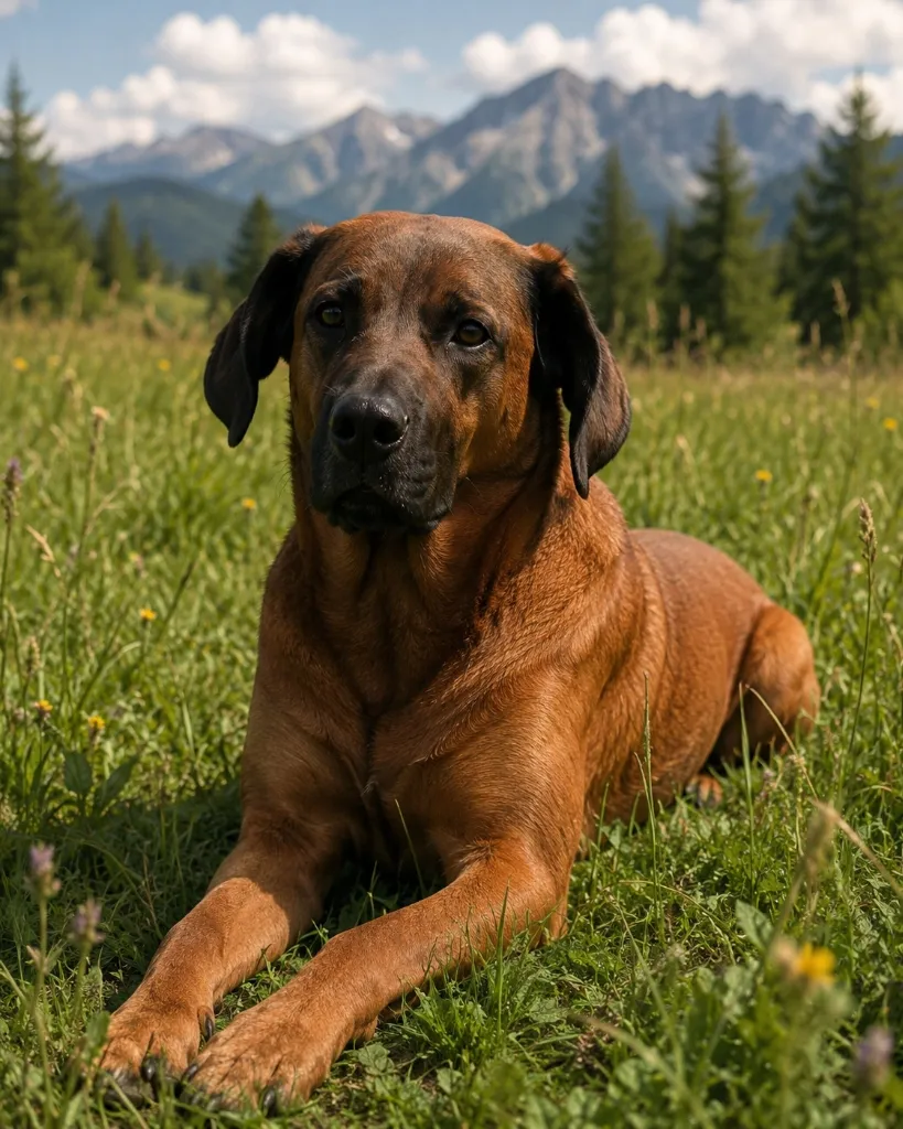 Symbolbild eines ruhigen Hundes für das Fallbeispiel Ari zur Tierkommunikation bei aggressivem Verhalten
