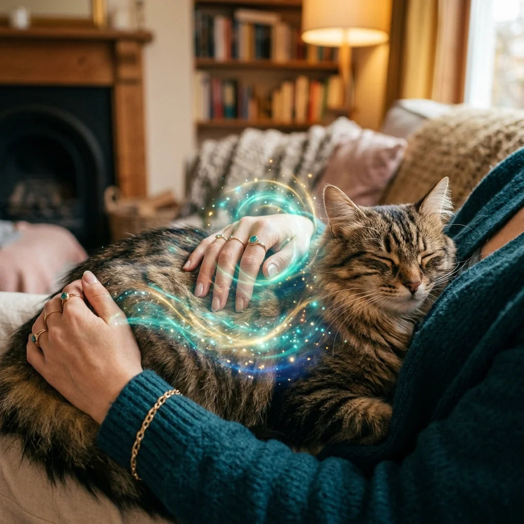 Energetische Ebene Katze Sternenpfade